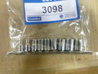10PC 1/4" Drive Shallow SAE Sockets (W-3-2-3)