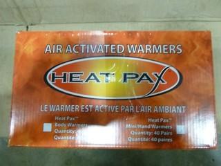 (1) Case of 40 Pairs of Hand Warmers (W-3-3-2)