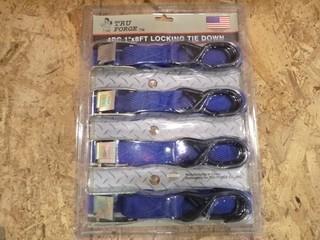1" x 8" Tiedowns, (1 Package of 4) (W-5-1-2)