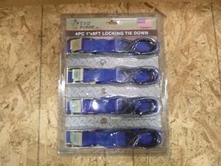 1" x 8" Tiedowns, (1 Package of 4) (W-5-1-2)