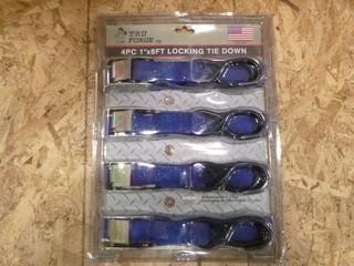 1" x 8" Tiedowns, (1 Package of 4) (W-5-1-2)