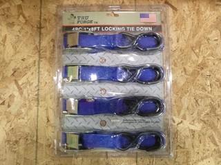 1" x 8" Tiedowns, (1 Package of 4) (W-5-1-2)