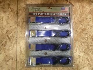 1" x 8" Tiedowns, (1 Package of 4) (W-5-1-2)