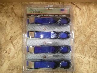 1" x 8" Tiedowns, (1 Package of 4) (W-5-1-2)