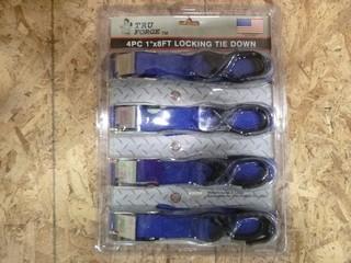 1" x 8" Tiedowns, (1 Package of 4) (W-5-1-2)