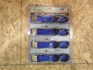 1" x 8" Tiedowns, (1 Package of 4) (W-5-1-2)