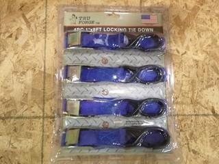 1" x 8" Tiedowns, (1 Package of 4) (W-5-1-2)