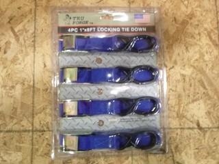 1" x 8" Tiedowns, (1 Package of 4) (W-5-1-2)