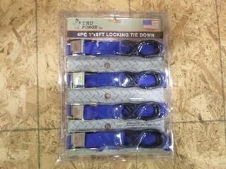 1" x 8" Tiedowns, (1 Package of 4) (W-5-1-2)