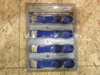 1" x 8" Tiedowns, (1 Package of 4) (W-5-1-2)