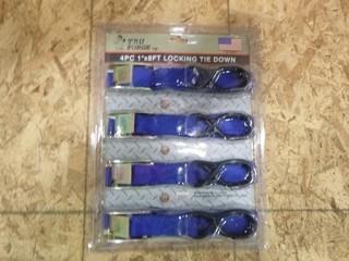 1" x 8" Tiedowns, (1 Package of 4) (W-5-1-2)