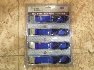 1" x 8" Tiedowns, (1 Package of 4) (W-5-1-2)
