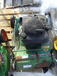 John Deere Push Mower Missing Handle.