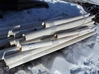 Assorted White PVC Pipe.