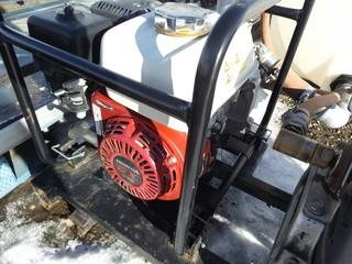 Skid Mounted Water Pump w/Reservoir & Hose.