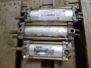 (3) Velvac Air Cylinders