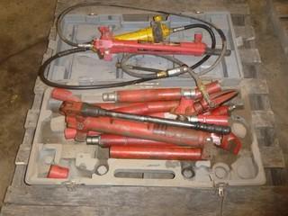 Porta Power Pacs, (3) Pumps, (1) Propel 10 Ton, (1) Norco Pump c/w Carry Case