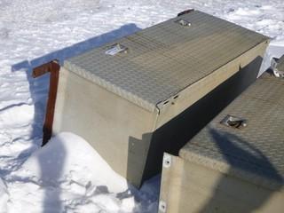 Under Side Aluminum Truck Tool Box, Approx. 59" W, 25" H, 24" Deep