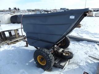 Plastic Dump Cart On Trailer.