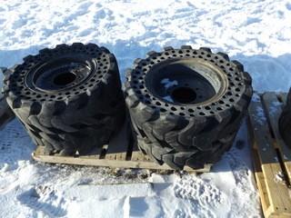 Skid Steer Tubeless Tires & Rims.