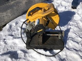 DeWalt Steel Cut Off Saw. Requires Repair.