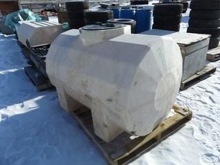 Rectangle Tank S/N 270500326. Last Contained Bentonite (Tru-Bore). Note: (MSDS) Material Safety Data Sheet In Office.