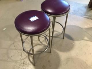 (2) Bar Stools. Damaged.