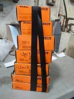 Timken Tapered Roller Bearings, (2) Pt 42690(2) Pt 406TRB, (2) 72212C, (1) 555STRD