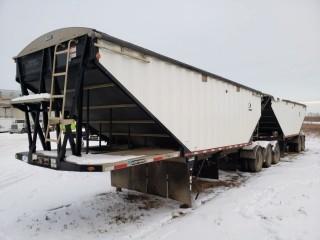 2018 Lode King GTL (Lead) 28 Feet, VIN 2LDHG2830JF064248, Tridem Axle, (Pup) 30 Feet, VIN 2LDHG3021JF064249, T/A, c/w Alum Wheels, Air Ride,Tires 11R24.5, 75 per cent,  Steel Sides, Alum Slopes, Air Scale, Open Ended