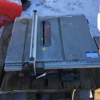 Bosch Table Saw.