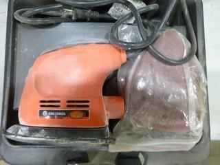 King Palm Sander with Case, Dewalt 4 1/2" Orbital Palm Sander (W-4-3-2)