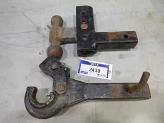 5 Ton Pintle Hitch, Trailer Hitch, C/w 2" and 2 5/16" Ball (W-4-3-3)