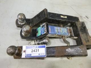 (3) Trailer Hitches, C/w (2) 1 7/8 " and (2) 2" Balls (W-4-3-3)