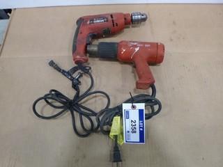 King Hammer Drill, Model 8309, 120V, C/w Milwaukee Heat Gun (W-5-4-1)