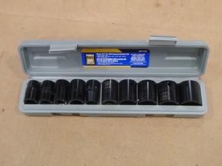 Power Fist 10PC 1/2" Drive SAE Impact Socket Set (W-5-4-1)