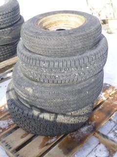 (4) Assorted Tires (W-R-2-7)
