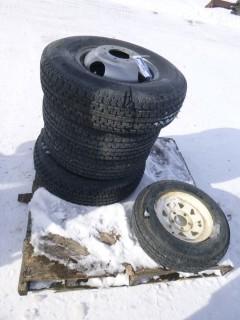 (5) Assorted Tires (W-R-2-6)