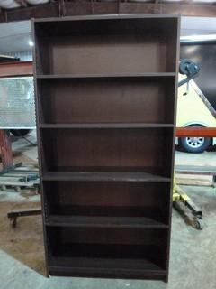 36" x 12" x 72" 5 Tier Wood Shelving Unit