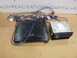 Used Kenwood Excelon Mono Power Amplifier, C/w Used Kenwood KDC-BT6524 Vehicle Stereo (W-5-5-1)
