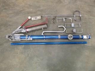Drywall Taping Set, C/w Taper, Pump, Goose Neck, Corner Roller, 3 Tape Holder, Mud Mixer (W-5-5-1)