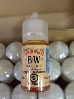 Lot of (9) Baker White Jungle Juice 40mg/ml Vape Juice.