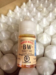 Lot of (9) Baker White Jungle Juice 20mg/ml Vape Juice.