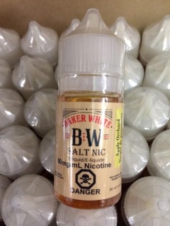 Lot of (9) Baker White Apple Orchard 50mg/ml Vape Juice.