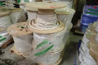 Lot of 7 Full Spool and 1 Partial Spool #6-3C MND90 Nylon Cable.