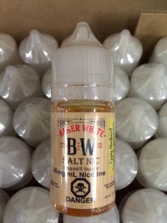 Lot of (9) Baker White Apple Orchard 40mg/ml Vape Juice.