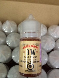 Lot of (12) Baker White Berry Blast 30mg/ml Vape Juice.