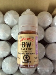 Lot of (12) Baker White Berry Blast 20mg/ml Vape Juice.