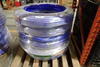 Lot of 6 Rolls Curn PEX Q4PC-300X Blue 3/4"x300' Tubing.