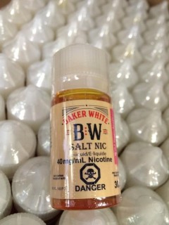 Lot of (11) Baker White Wild Strawberry 40mg/ml Vape Juice.