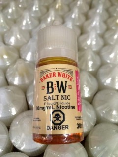 Lot of (11) Baker White Wild Strawberry 50mg/ml Vape Juice.